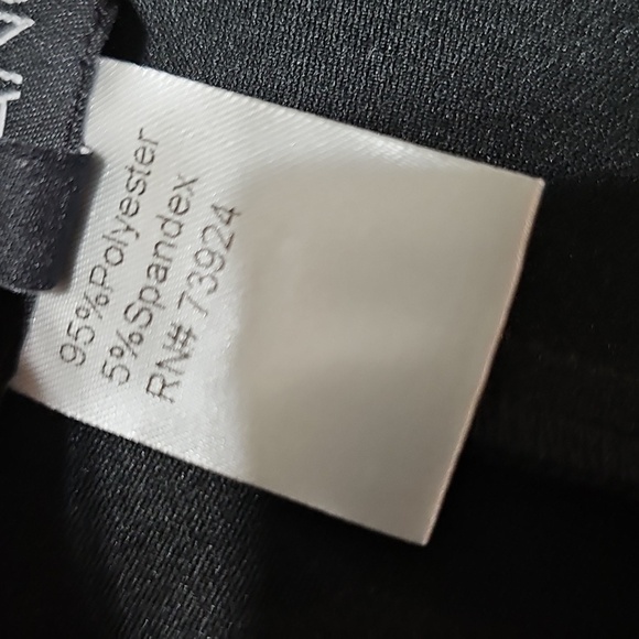 Ming Wang Stretchy Black Slit Ankle Pants - Picture 4 of 7